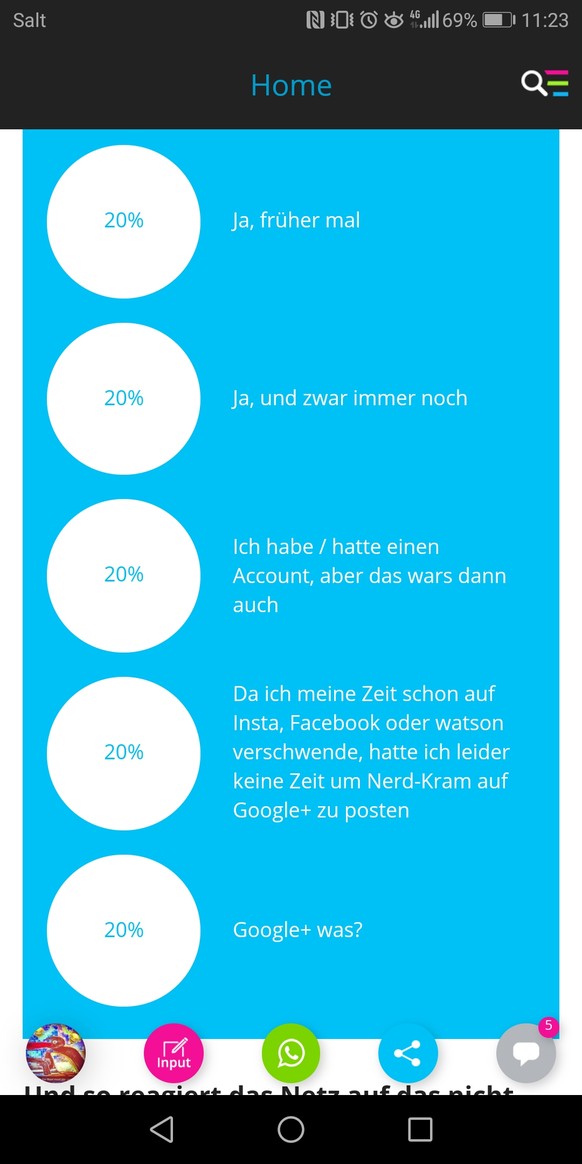 RIP Google Plus – so reagiert das Internet auf den Tod des vermeintlichen Facebook-Killers
Satisfaction.