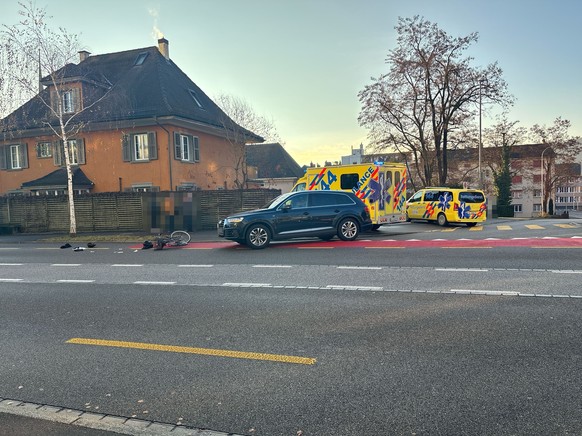 olten unfall auto velo