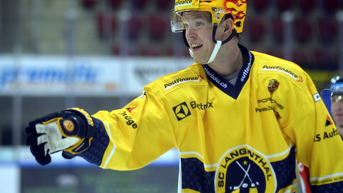14.1.2021 - Winterthur - Zielbau Arena - Challenge League - EHC Winterthur vs Sc Langenthal - SC Langenthal s Sturmer and top scorer Eero Elo (84) Winterthur Zielbau Arena Zürich Schweiz Copyright: xS ...