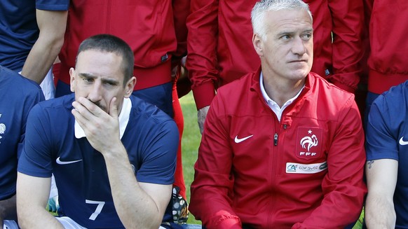Haben sich auseinandergelebt: Franck Ribéry und Frankreichs Nationaltrainer Didier Deschamps.