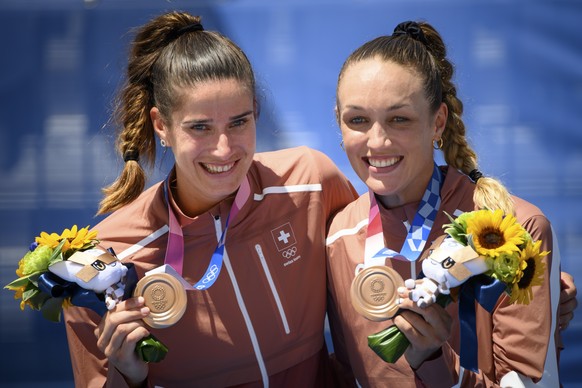 <strong>Joana Heidrich/Anouk Vergé-Dépré, Bronze</strong>
Beachvolleyball