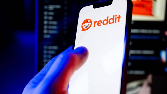 Logos displayed on smartphones in Poland - 11 Jan 2025 In this photo illustration, a Reddit logo seen displayed on a smartphone.