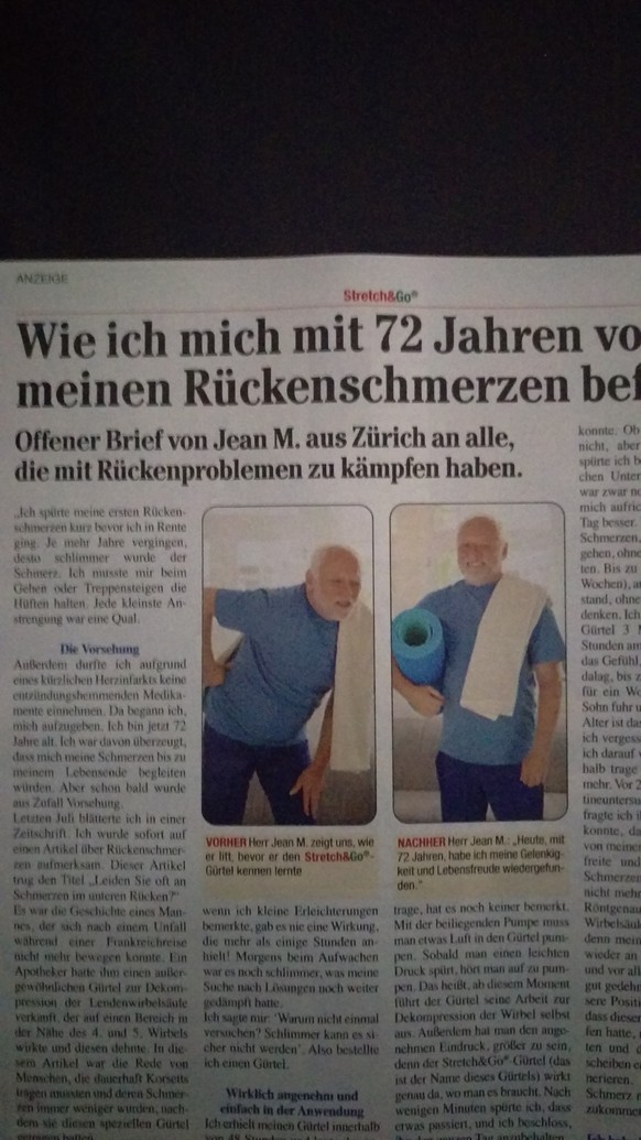 Zum GlÃ¼ck kommt der PICDUMP nie (nie, nie) zu spÃ¤t!
Da ist mir doch letztens ein alter Bekannter unter die Augen gekommen ð