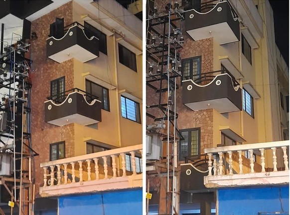 The balcony fails to rise