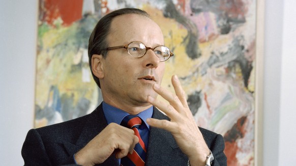 ARCHIV --- Portrait des Schweizer Industriellen Stephan Schmidheiny, aufgenommen im Maerz 1997. Stephan Schmidheiny droht in Italien ein weiterer Asbest-Prozess. Die Staatsanwaltschaft wirft dem Schwe ...