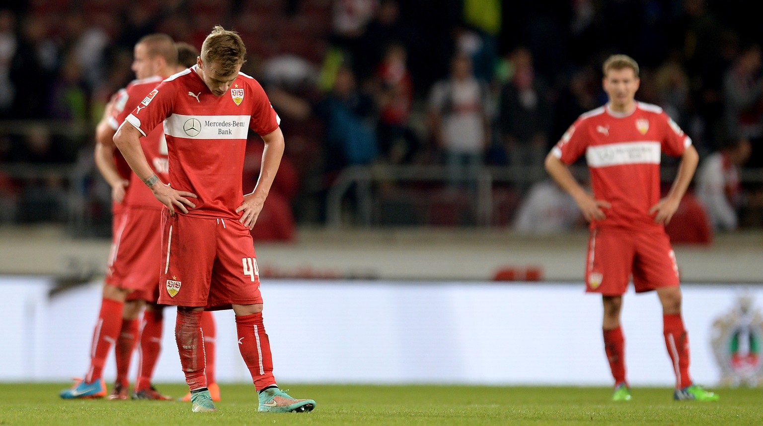 Der Blick geht nach unten: Der VfB Stuttgart ist das aktuelle Bundesliga-Schlusslicht.