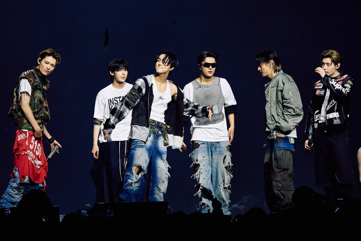 July 26, 2026, Seattle, Washington, USA: Members of the K-pop group ENHYPEN perform during the Blood Saga tour at the Tacoma Dome in Tacoma, Washington. Seattle USA PUBLICATIONxINxGERxSUIxAUTxONLY - Z ...