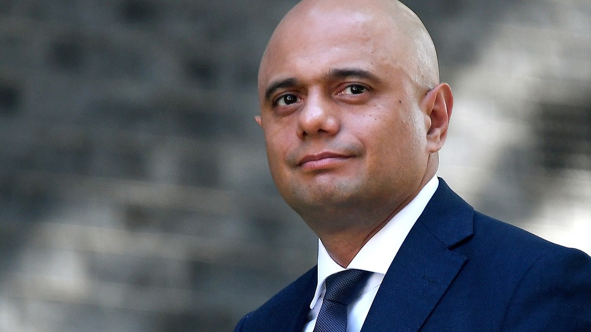 epa10000045 British Secretary of State for Health and Social Care Sajid Javid arrives at 10 Downing Street for a cabinet meeting in London, Britain, 07 June 2022. British Prime Minister Boris Johnson  ...