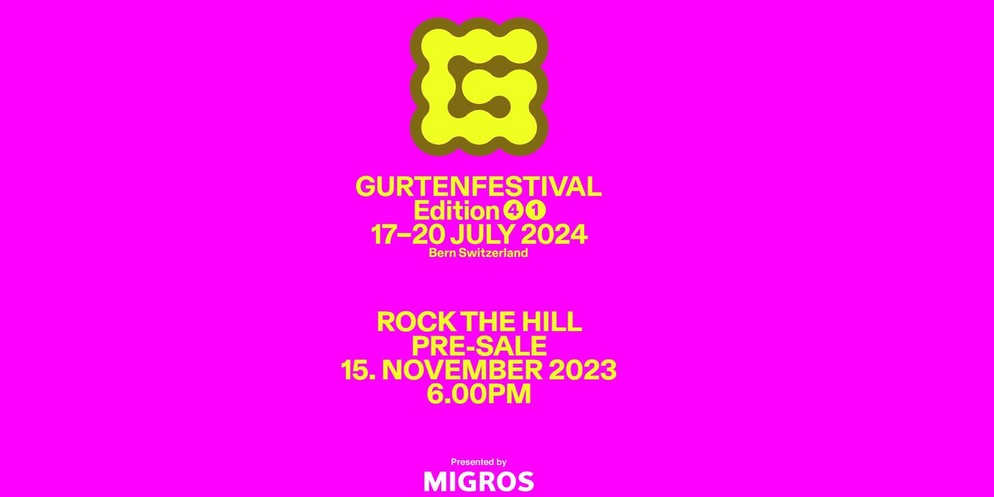 Das Gurtenfestival hat ein neues Logo.