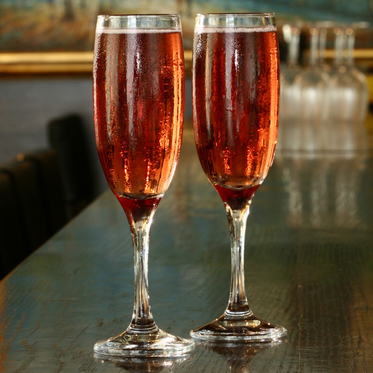 Kir Royale champagner cocktail trinken alkohol drink