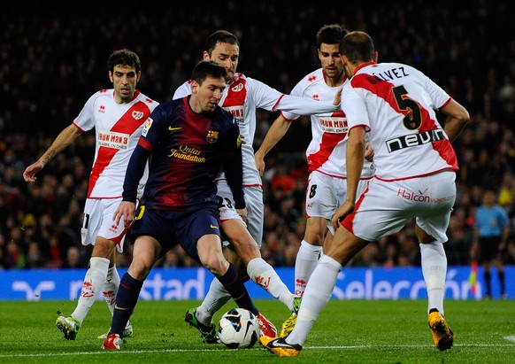 Lionel Messi machte in den letzten drei Jahren Bekanntschaft mit dem «Vallecano-Sandwich».