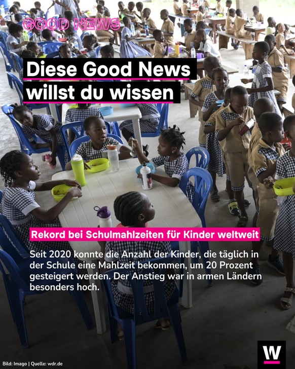 &lt;p&gt;Seit 2020 bekommen mehr Kinder eine tägliche Mahlzeit in der Schule.&lt;/p&gt;