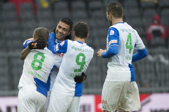 Jubelnde Hoppers – das vorherrschende Bild während der zweiten Halbzeit im Stade de Suisse.