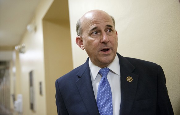 Rep. Louie Gohmert, R-Texas, talks to reporters on Capitol Hill in Washington, Friday, Jan. 9, 2015. The âhell-noâ caucus of House Republicans who tried to overthrow Speaker John Boehner is as str ...