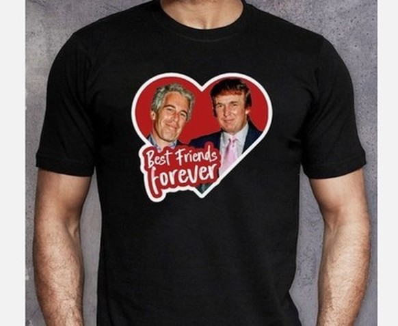 Ce t-shirt Trump-Epstein est en vente sur eBay