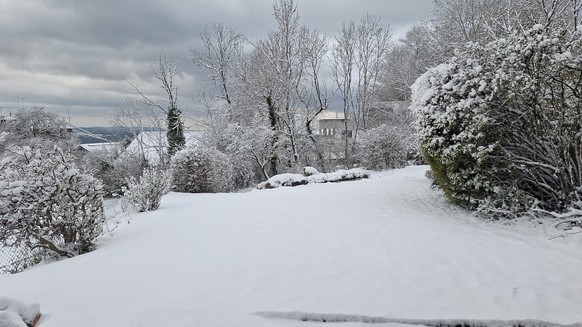 Schnee in der Schweiz am 26. und 27. März 2026.