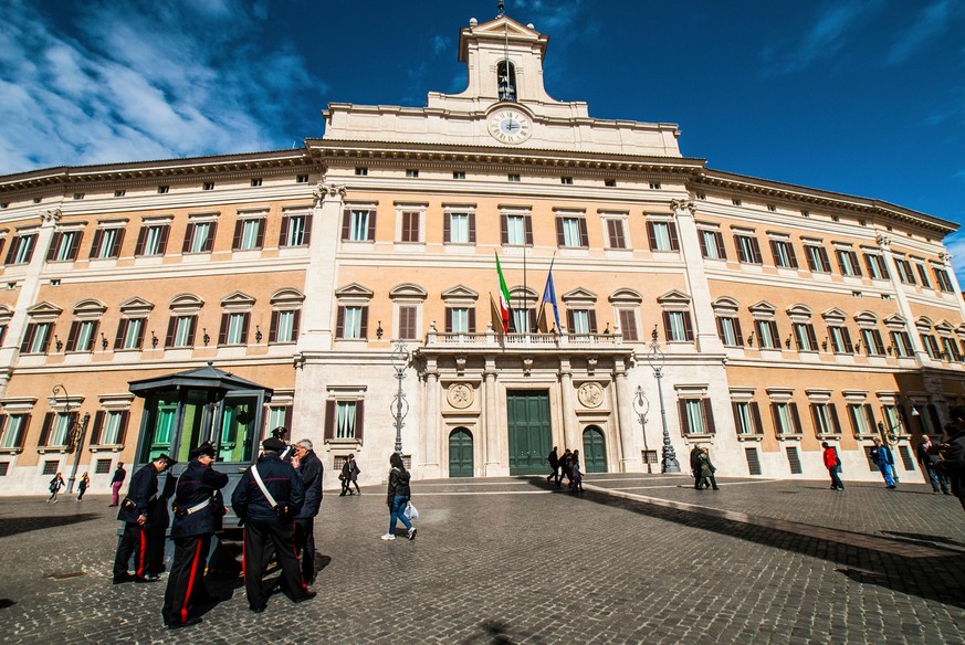 Der Ort des Geschehens: Palazzo Montecitorio in Rom.