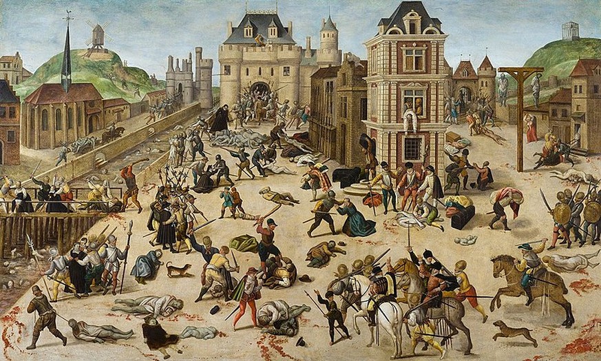 «Le Massacre de la Saint-Barthélemy» von François Dubois (ca. 1572 bis 1584).