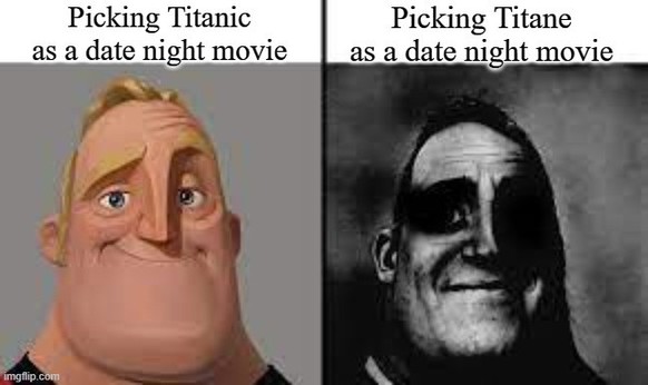 Film Mems Titanic Titane

https://www.reddit.com/r/moviememes/comments/v4n5js/hes_going_to_need_to_have_very_specific_tastes_in/