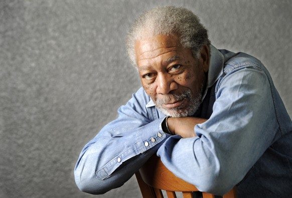 FILE - In this April 25, 2011, file photo, actor Morgan Freeman poses for a portrait in Los Angeles. Freeman said he was aboard his plane when it had to make an unexpected landing in Tunica, Miss., Sa ...