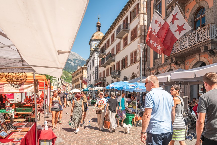 Rauszeit, Ostermarkt in Sion