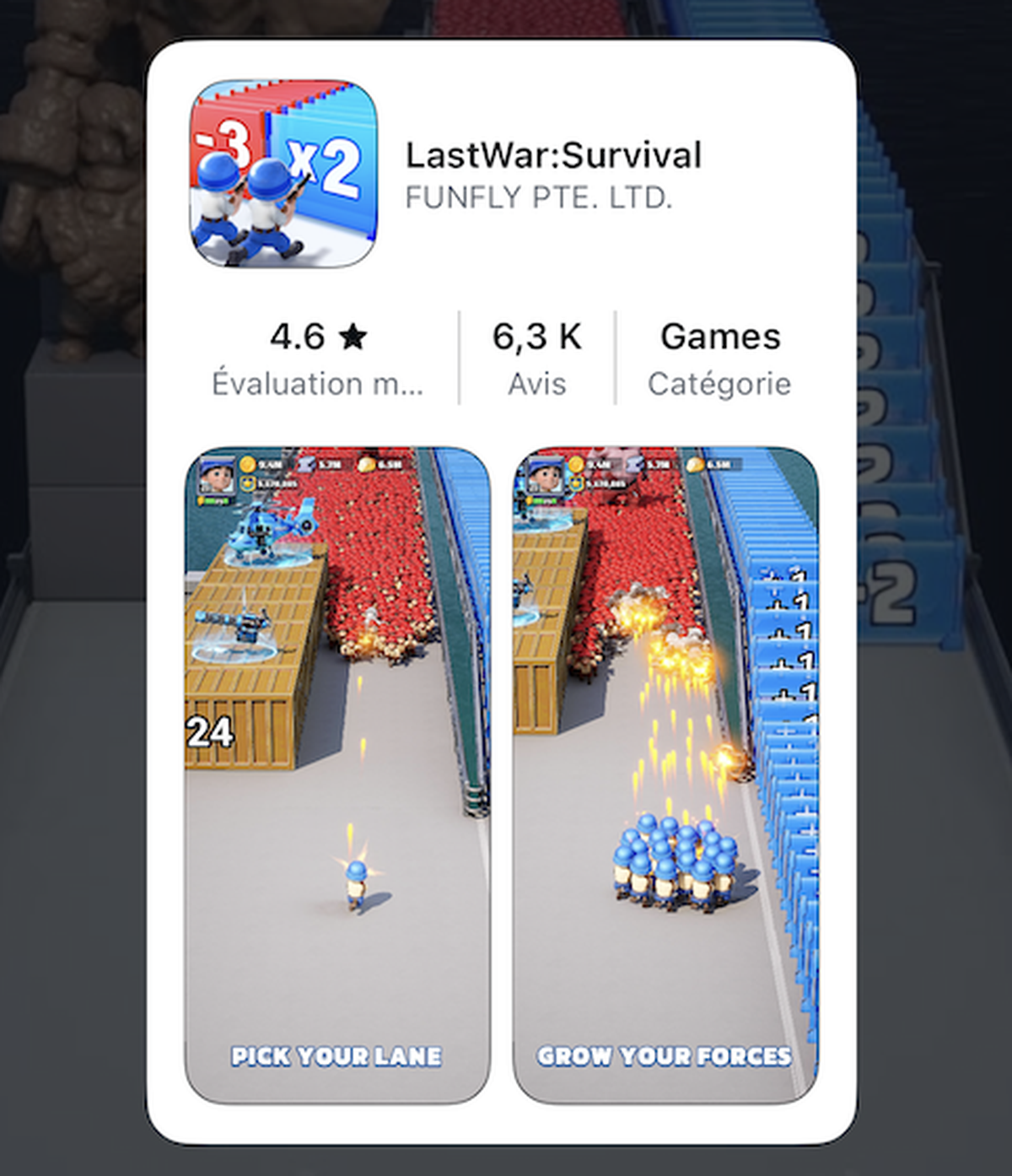 Last war: survival