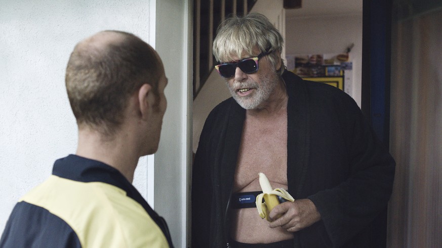 This image released by sony Pictures Classics shows Peter Simonischek in a scene from, "Toni Erdmann." (Komplizen Film/Sony Pictures Classics via AP)
