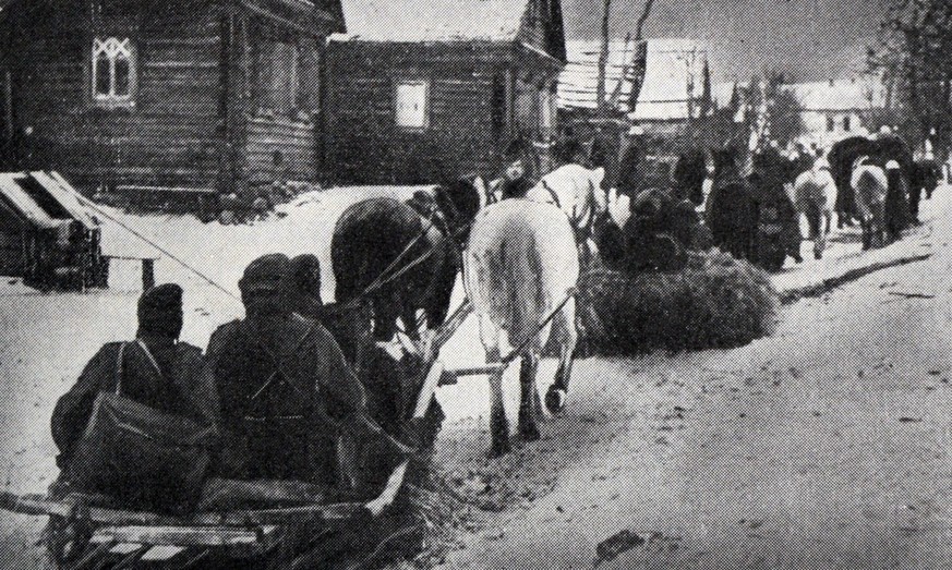 Die humanitären Zustände an der Ostfront waren katastrophal.