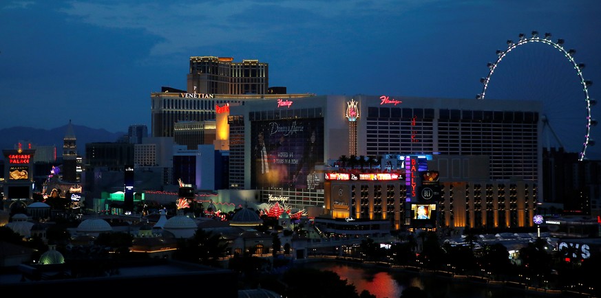 The famous strip is pictured in Las Vegas, Nevada, U.S., August 26, 2016. REUTERS/Carlo Allegri