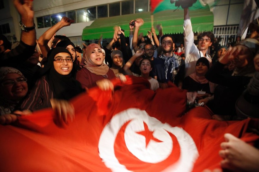 Arabischer Frühling in Tunis (Archivbild, Oktober 2011): Vermittler erhalten Friedensnobelpreis.