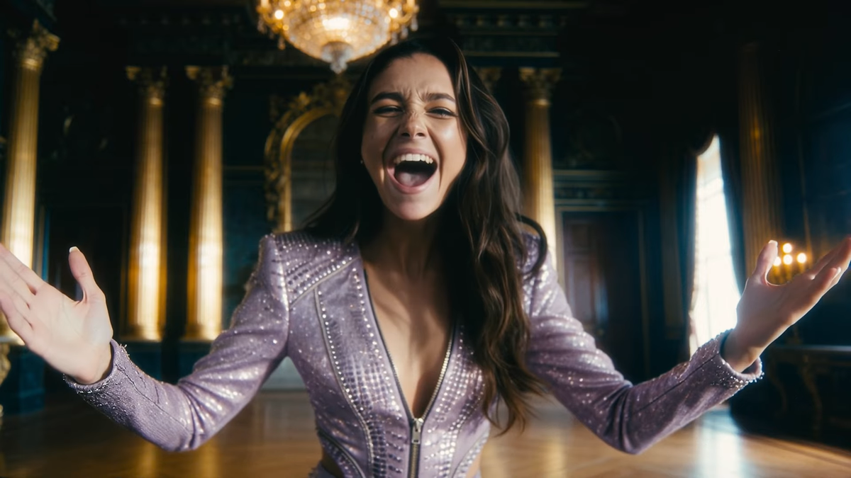 Tilly Norwood, Musikvideo «Take The Lead»
