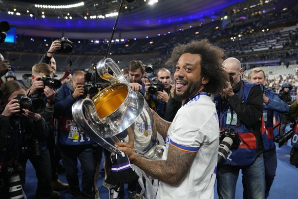 Marcelo darf mit Real in der Champions League seinen 25. und letzten Titel bejubeln.