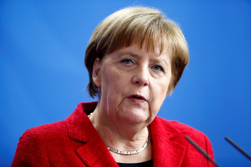 German Chancellor Angela Merkel attends a news conference in Berlin, Germany, April 6, 2016. REUTERS/Hannibal Hanschke/File Photo