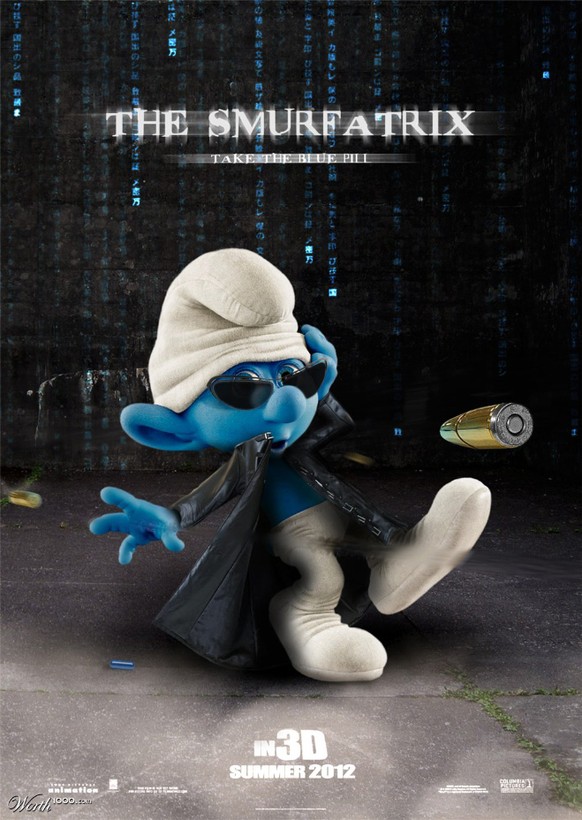 Eine Kombination zwischen «The Smurfs» und «Matrix»