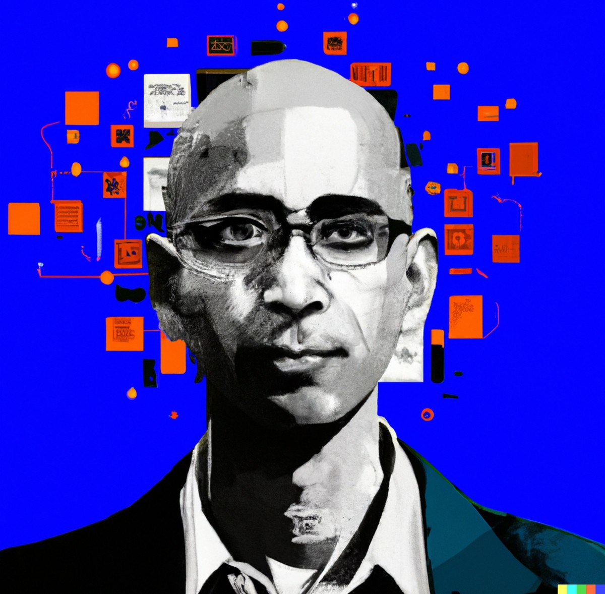 Le président de Microsoft Satya Nadella - dans une illustration générée par l'IA Dall-E, autre création d'Open AI à l'origine de ChatGPT