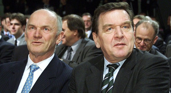 Piëch, Schröder im Jahr 2001.
