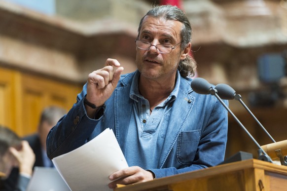 Oskar Freysinger im Parlament.