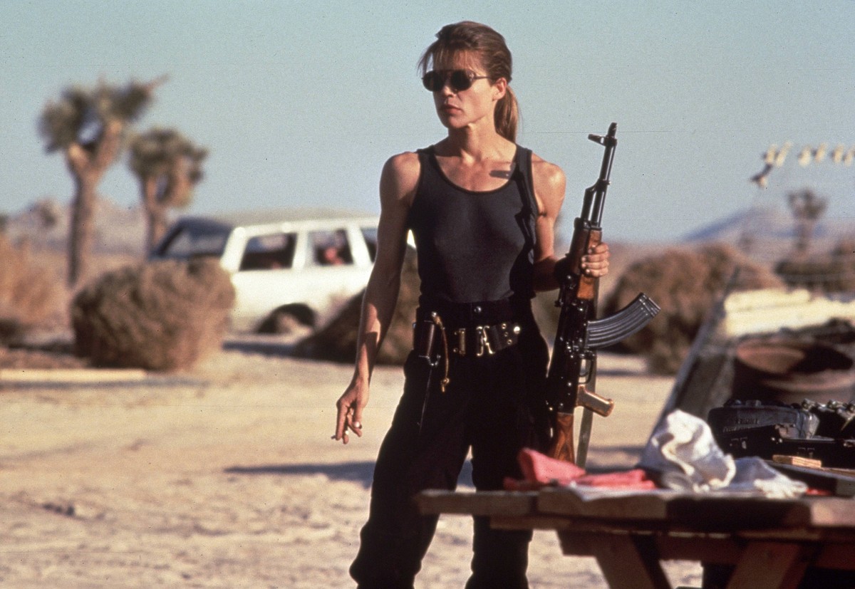 KPA47204.jpg TERMINATOR II - TAG DER ABRECHNUNG / Terminator II - Judgement Day USA 1991 / James Cameron Szene mit LINDA HAMILTON (Sarah Connor). Box UnitedArchives47204

KPA47204 JPG Terminator II Da ...