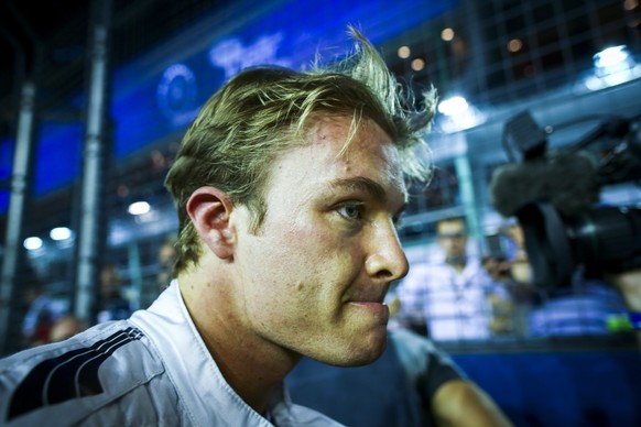 Rosberg im Pech.