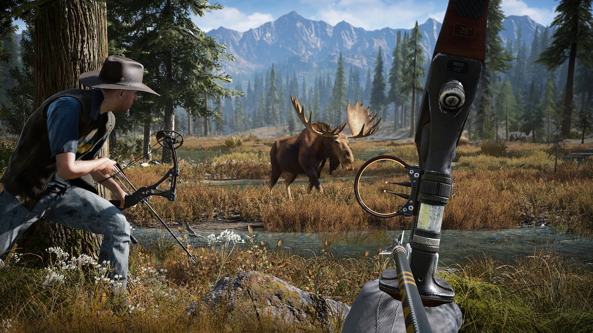Natürlich darf man auch einfach mal auf die Jagd gehen.