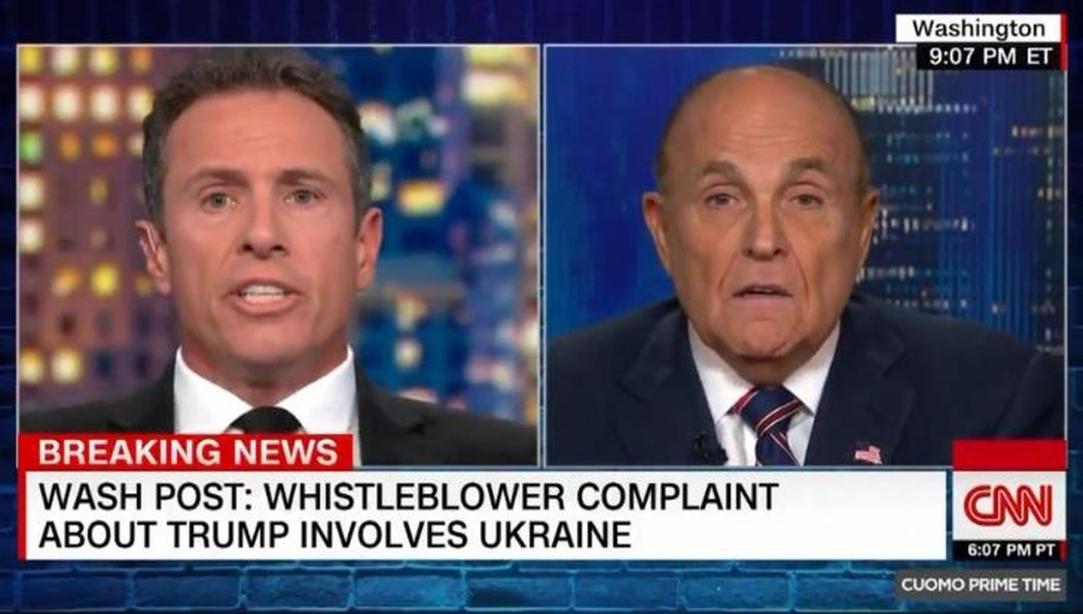 Das Interview auf CNN: Trump-Anwalt bringt selbst den erfahrenen Moderator mit seinen widersprüchlichen Aussagen kurzzeitig aus der Fassung.