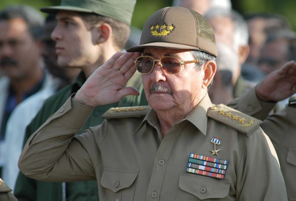 **FILE PHOTO** Raul Castro Expected To Be Indicted By US Authorities. Photo file / Cuban President Raul Castro is seen in July, 2003 . Copyright: xJorgexRey/MediaPunchx