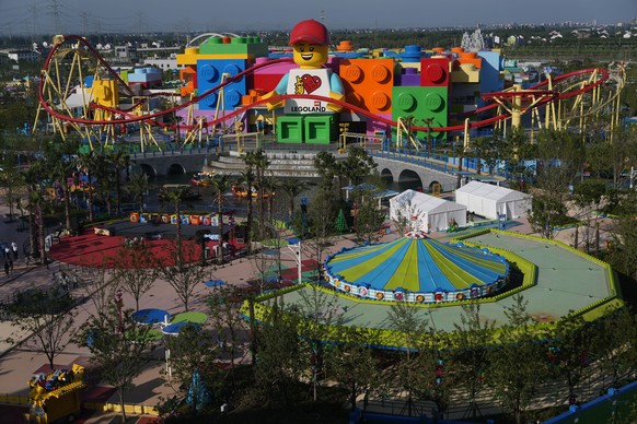 A view of Legoland Shanghai a day before it opens to the public in Shanghai, China, Friday, July 4, 2025. (AP Photo/Ng Han Guan)
China Legoland