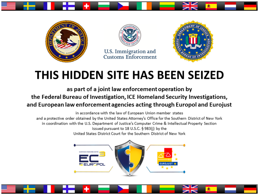 Ermittler haben Silk Road 2.0 und mehrere hundert andere Darknet-Seiten geschlossen.