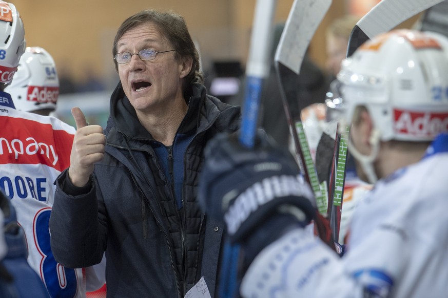 Lions Head Coach, Arno Del Curto, waehrend dem Meisterschaftsspiel der National League, zwischen den SCL Tigers und den ZSC Lions, am Freitag 18. Januar 2019 im Ilfisstadion in Langnau. (KEYSTONE /Mar ...