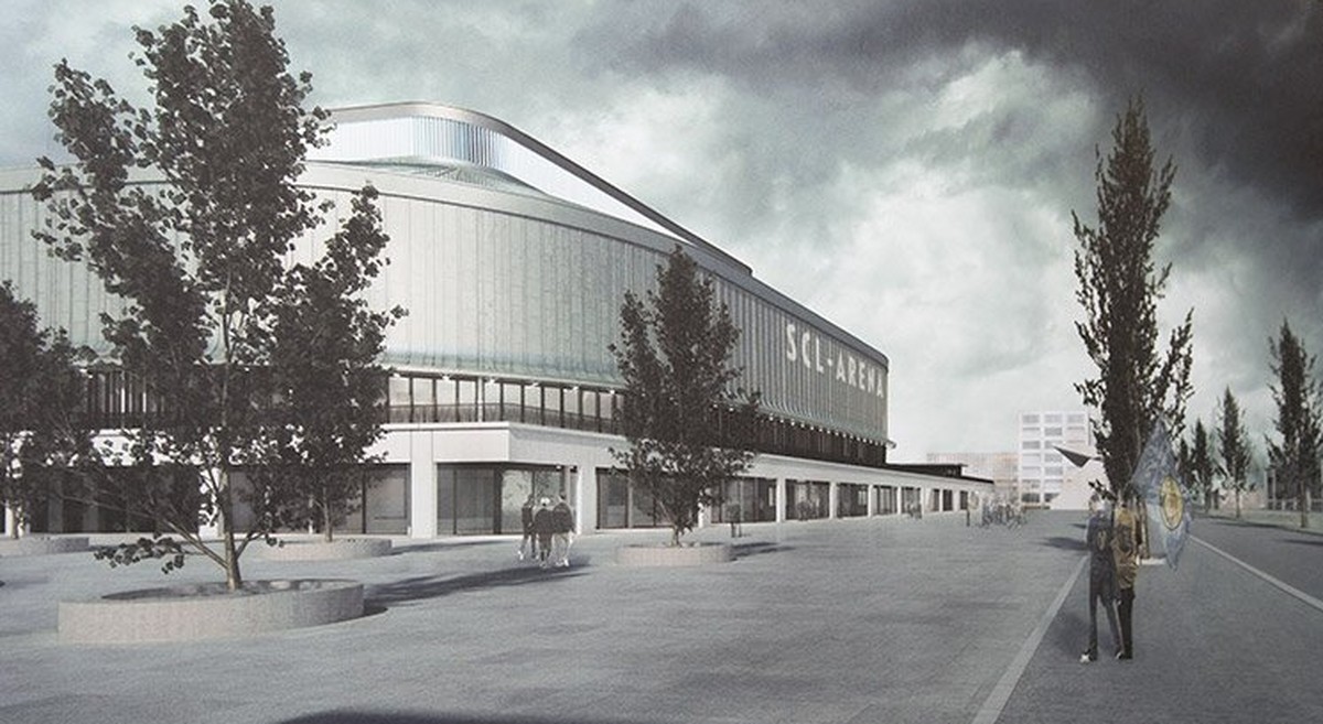 So hätte das neue SCL-Stadion aussehen sollen.