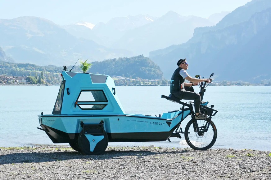 Boat bike tent boot velo zelt camping dings E-bike https://z-triton.com/