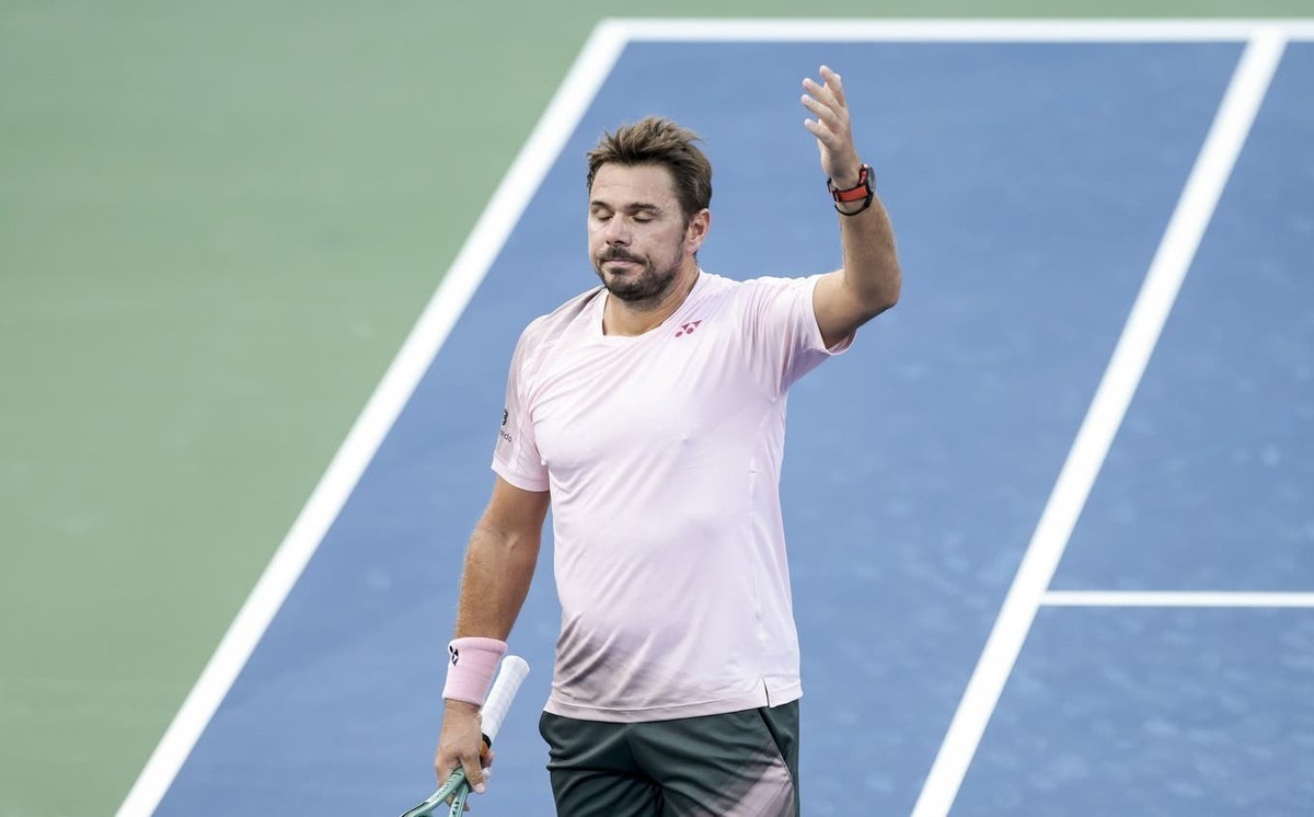 Stan Wawrinka était désemparé après son élimination au 1er tour de l'US Open.