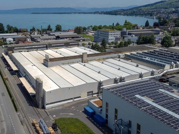 Die Amcor Flexibles Rorschach AG hat ihren Sitz nahe der Goldach und des Bodensees