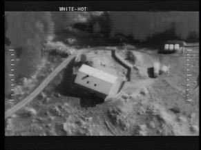 So sehen die Bilder aus, die von der Infrarotkamera der Drohne gemacht werden.